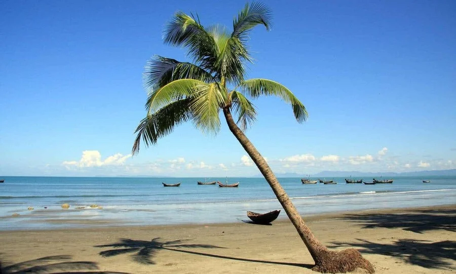 Green travel resort advertisement